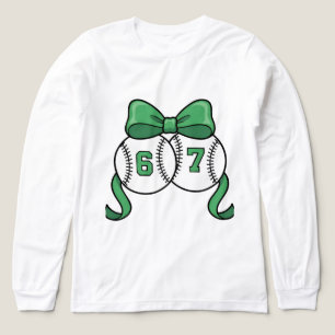 67 baseboll båge st patricks dag tur sport t shirt