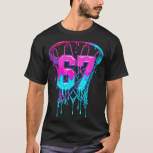 67 Basket Drip Sex Sju Rolig T Shirt