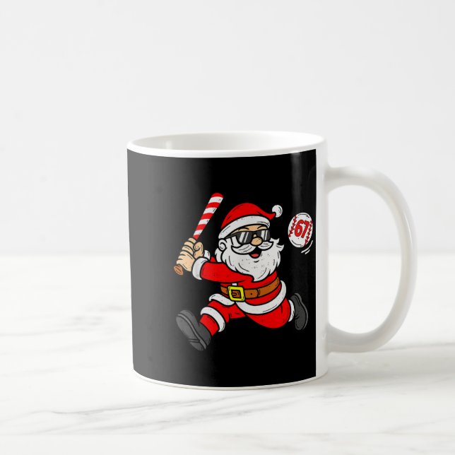 67 Basketball Santa Six Seven Meme Christmas Srt M Kaffemugg (Höger)