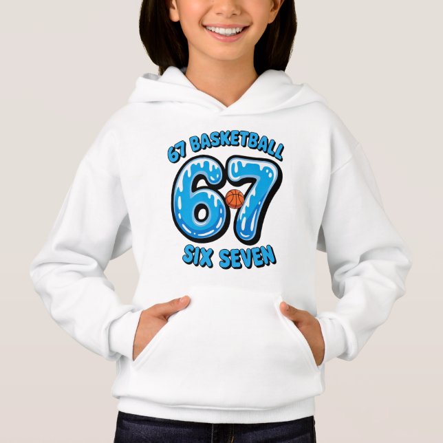 67 Basketball Six Seven Sports Meme Tee (Framsida)