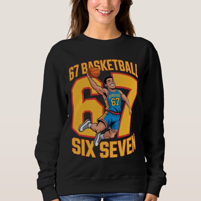67 Basketball Six Seven T Shirt (Framsida)