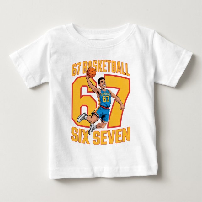 67 Basketball Six Seven T Shirt (Framsida)