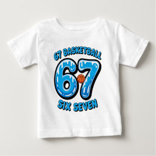 67 Basketboll Six Seven Sports Meme T-shirt
