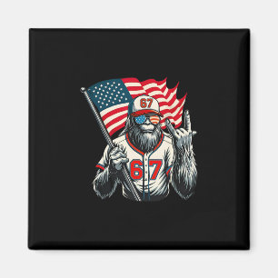 67 Bigfoot Meme Funny Sex Seven Gen Alpha Slang Magnet