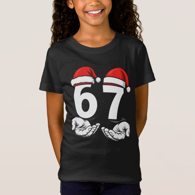 67 Birthday six seven meme gift for kids T Shirt (Framsida)