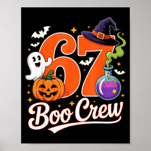 67 boo besättning rolig halloween spöke häxa pumpa poster