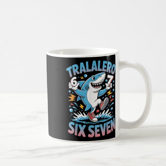 67 Brainrot Italienska Meme Rollig 67 Barn Kostym  Kaffemugg (Höger)