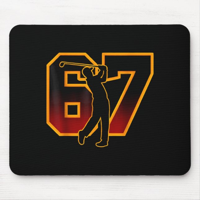 67 Brainrot Ungdom Golf Drip - Roliga Barn 67  Musmatta (Framsidan)