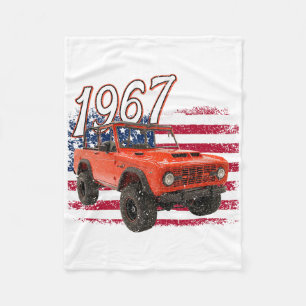 67 Bronco Suv-bil Fleecefilt