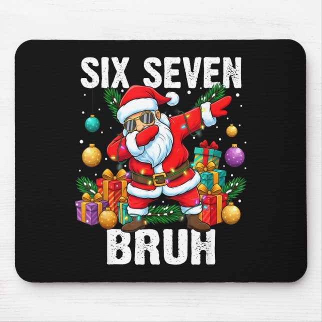 67 Bruh Christmas Cool Dabbing Santa Six Seven Mem Musmatta (Framsidan)