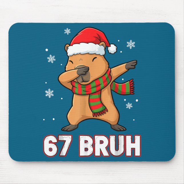 67 Bruh Six Seven Meme Capybara Christmas Kids Boy Musmatta (Framsidan)