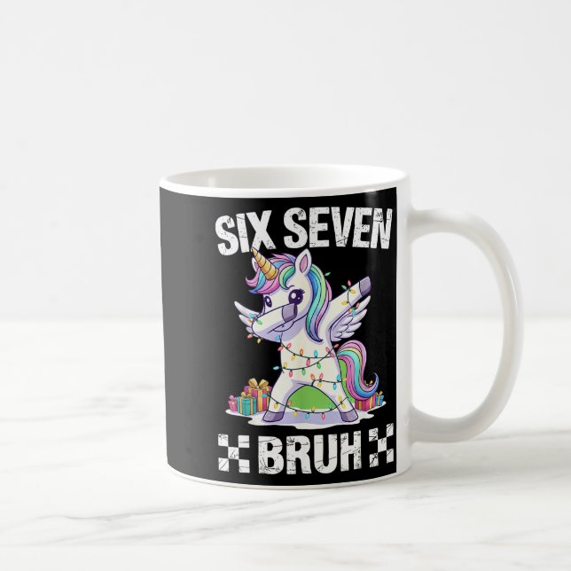 67 Burh Rolig Jul 6 7 Meme Män Kvinnor Barn  Kaffemugg (Höger)