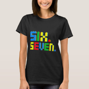 67 Byggblock För Barn Pojkar Sex Sju Rolig 6 T Shirt