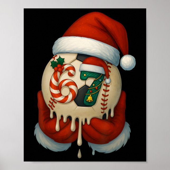 67 Bysebyll Fotboll Dricker Jul Byll Multi-sport Poster (Framsidan)