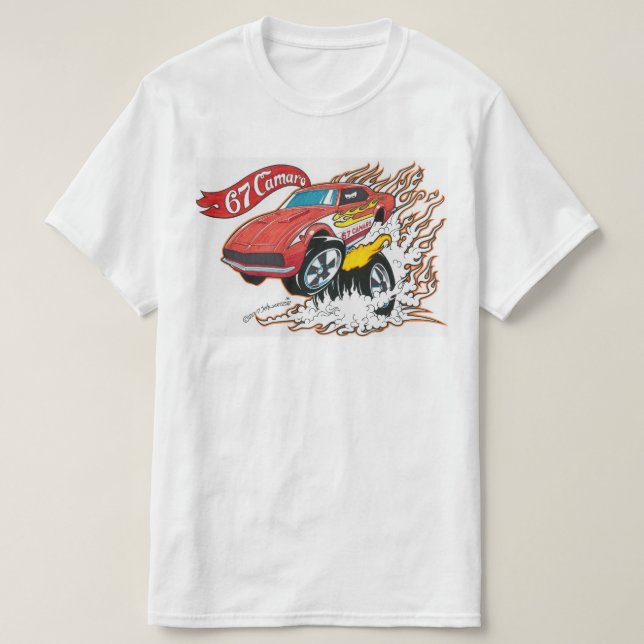 67 Camaro T-shirt (Design framsida)