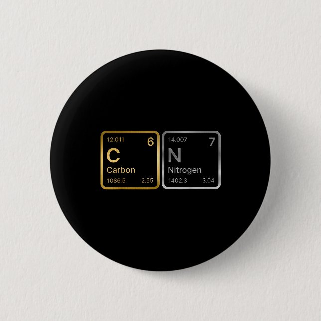 67 Carbon Nitrogen Science Chemistry Periodic Tabl Knapp (Framsida)