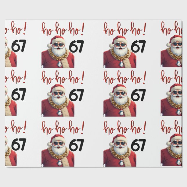 67 Chill Tomte Jul Santa  Presentpapper (Seam)