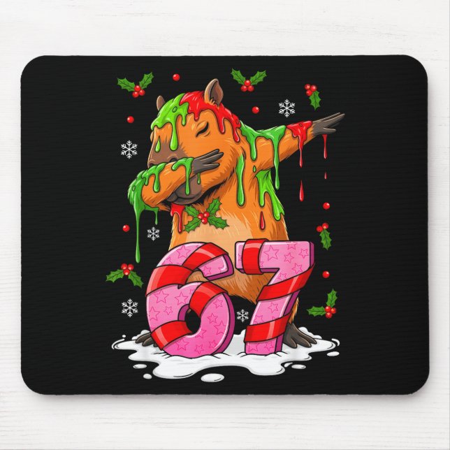 67 Christmas Funny 67 Brainrot Youth Kids Capybara Musmatta (Framsidan)