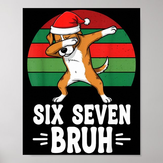 67 Christmas Funny 67 Brainrot Youth Kids Dog 67  Poster (Framsidan)