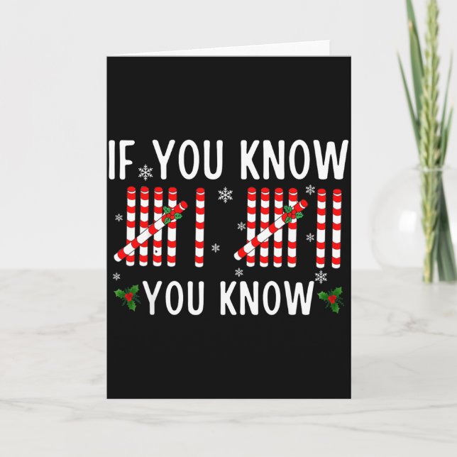 67 Christmas Funny If You Know You Know Six Seven  Kort (Framsida)