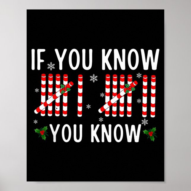 67 Christmas Funny If You Know You Know Six Seven  Poster (Framsidan)