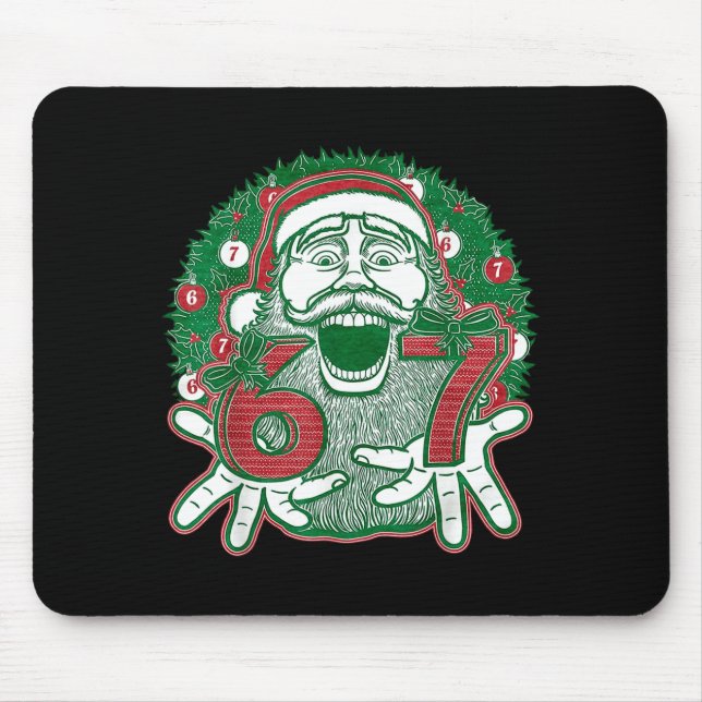 67 Christmas Funny Six Seven Meme Brainrot Santa C Musmatta (Framsidan)