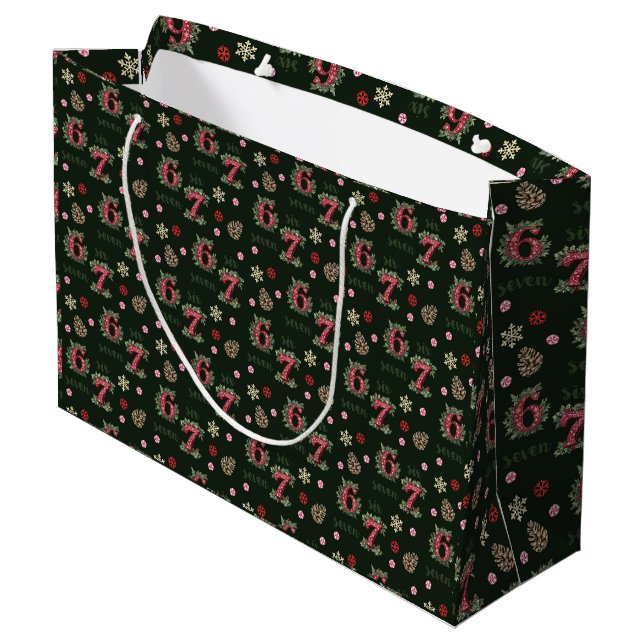 67 Christmas Gift Bag Six Seven Gift Wrap (Baksidan Vinklad)