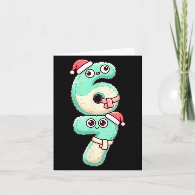 67 Christmas Kawaii Pastel Design  Kort (Framsida)
