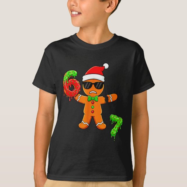67 Christmas Oh Snap Gingerbreadman 6 7 Meme Xmas  T Shirt (Framsida)