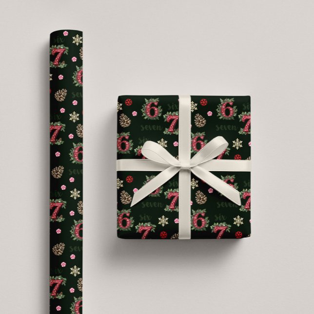 67 Christmas Wrapping Paper Six Seven Gift Wrap Presentpapper (Skapare uppladdad)