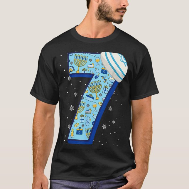 67 Couple Hanukkah Matching Six Seven Meme Jewish  T Shirt (Framsida)