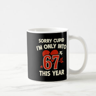 67 Cupid Alla hjärtans dag Meme, Roligt Anti-valen Kaffemugg