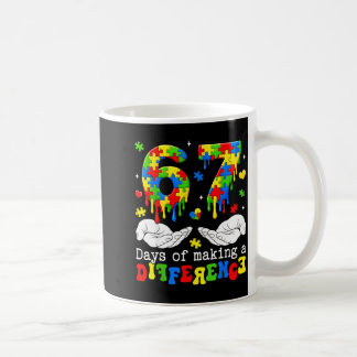 67 dagar av att göra skillnad autism medvetenhet m kaffemugg
