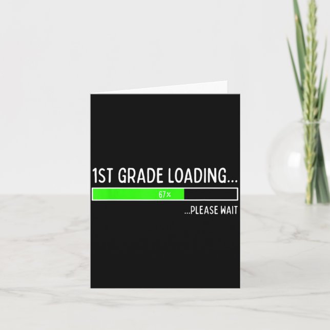 67 Days Of 1st Grade 67% Loading 67th Day Of Schoo Kort (Framsida)