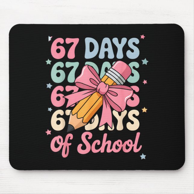 67 Days Of School Teacher Shirt Cute Preppy Cow Gi Musmatta (Framsidan)