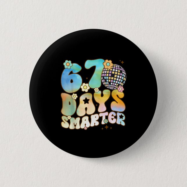 67 Days Smarter 67 Days School Teacher Students Me Knapp (Framsida)