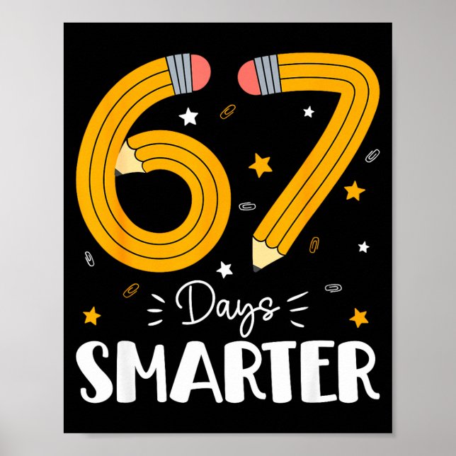 67 Days Smarter Gen Alpha Slang 67 Meme Teachers S Poster (Framsidan)