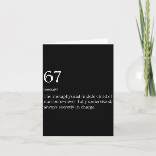 67 Definition Meme Kort