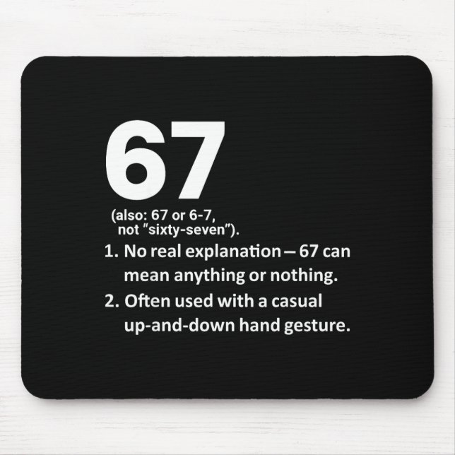 67 Definition Rollig Six Seven Meme 6 7  Musmatta (Framsidan)