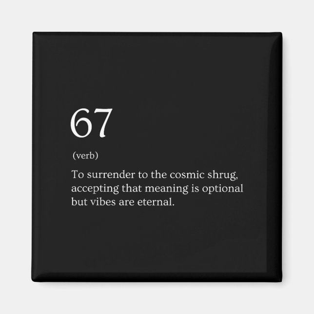 67 Definitions-meme  Magnet (Framsidan)