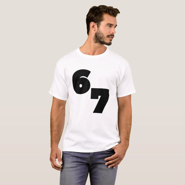 67 Design T Shirt (Hel framsida)