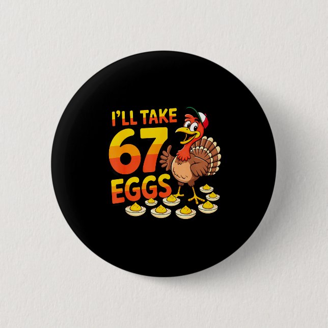 67 Deviled Eggs Lovers Thanksgiving Turkey 67 Funn Knapp (Framsida)