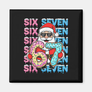 67 Donut jul rolig sex sju meme jultomte barn Magnet