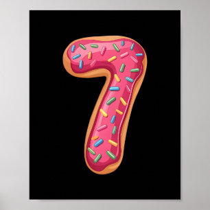 67 Donut Tårta Meme Rollig 6 7 Kostym Vän Matchand Poster