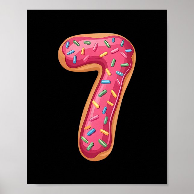 67 Donut Tårta Meme Rollig 6 7 Kostym Vän Matchand Poster (Framsidan)