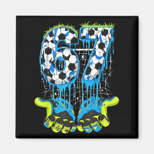 67 Drip Fotboll Gen Alpha Slang Sex Sju Meme Magnet