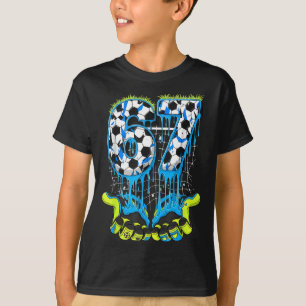 67 Drip Fotboll Gen Alpha Slang Six Seven Meme T Shirt
