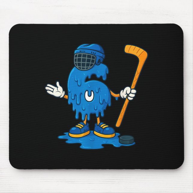67 Drip Ice Cream Hockey Player  Musmatta (Framsidan)