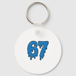67 Drip Melt Sex Sju Meme Alpha Gen Slang Rolig  Nyckelring
