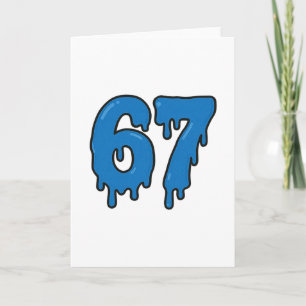 67 Drip Melt Six Seven Meme Alpha Gen Slang Rolig Kort